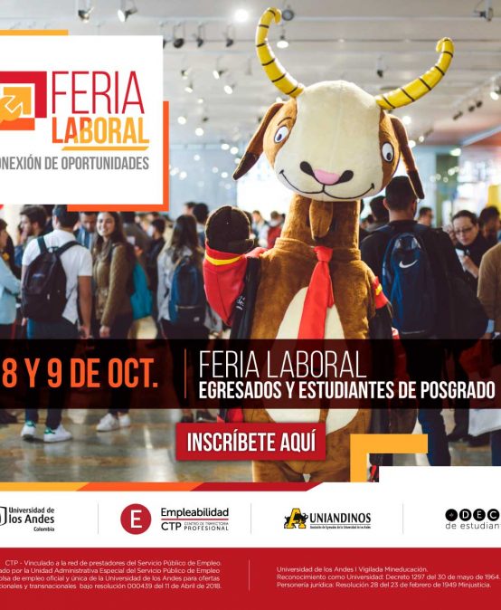 Feria laboral para egresados en Uniandinos
