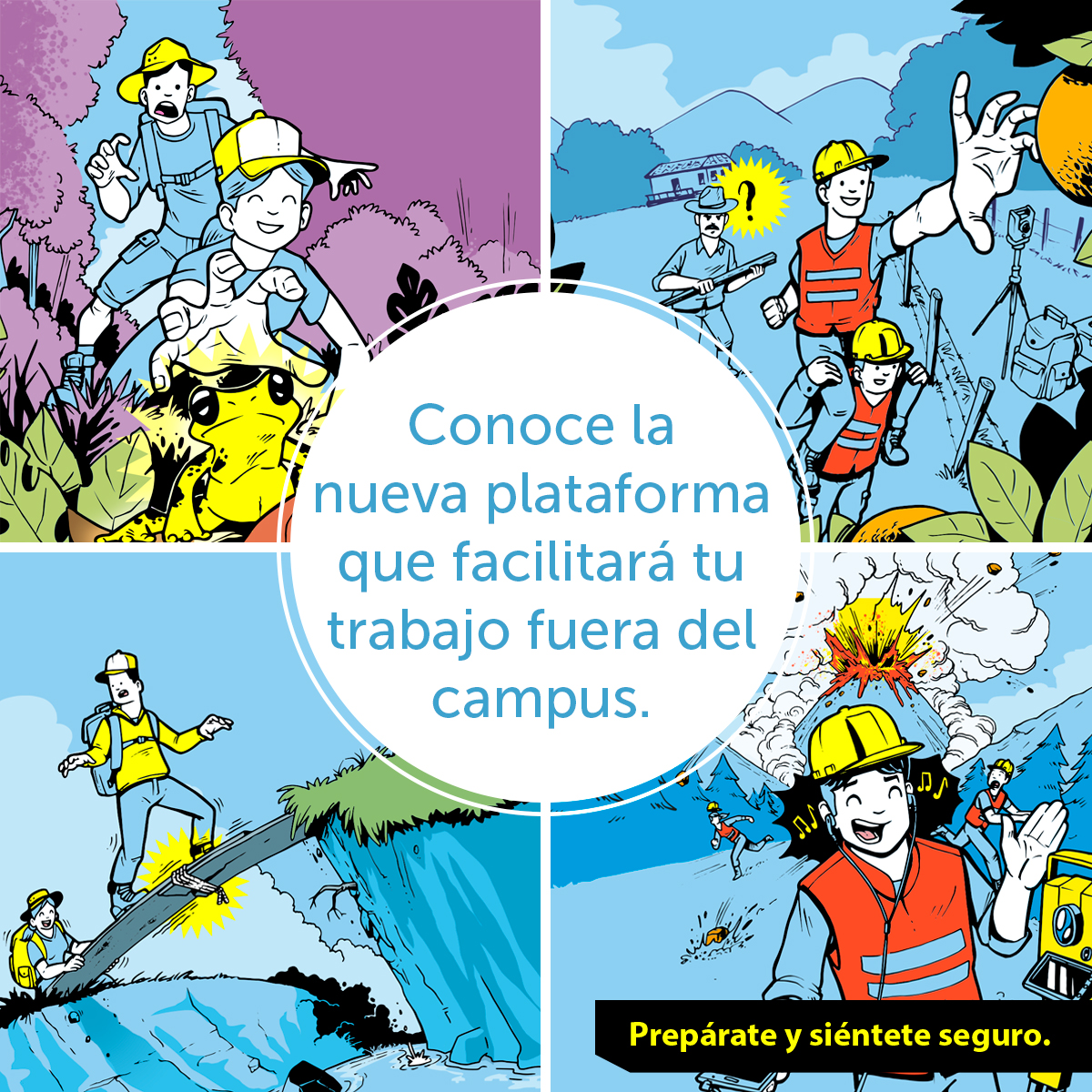 Conoce la nueva plataforma para registrar tus Salidas del Campus. Prepárate y siéntete seguro