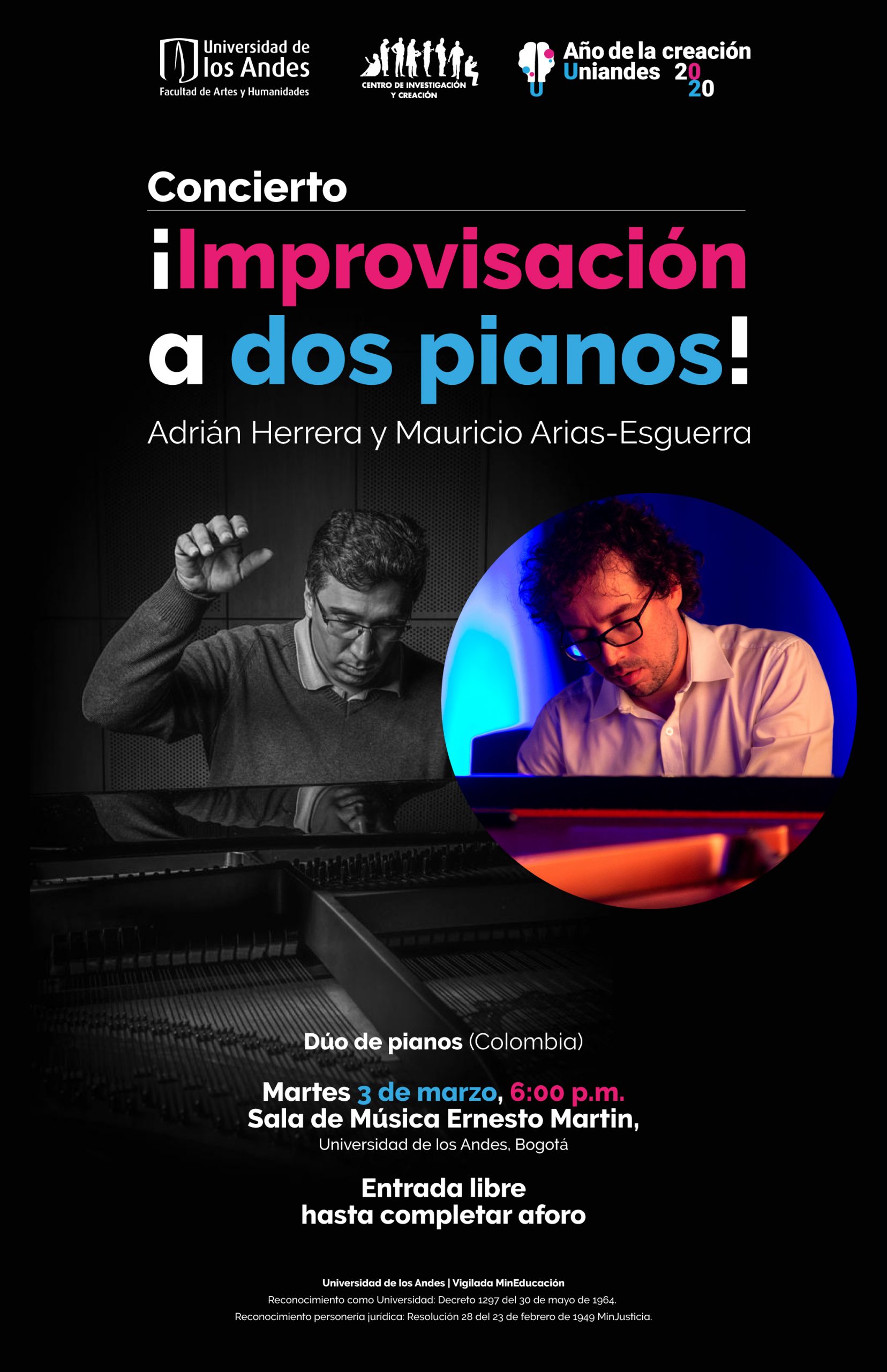 Improvisación a dos pianos