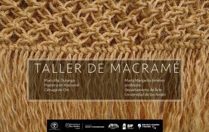 Taller de macramé en Ciénaga de Oro