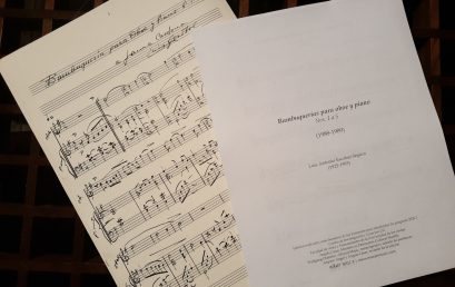 Ángela Casas, egresada de la Maestría en Patrimonio Cultural Mueble, recupera las partituras del compositor Luis Antonio Escobar