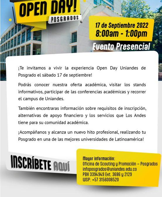 Open Day de posgrados