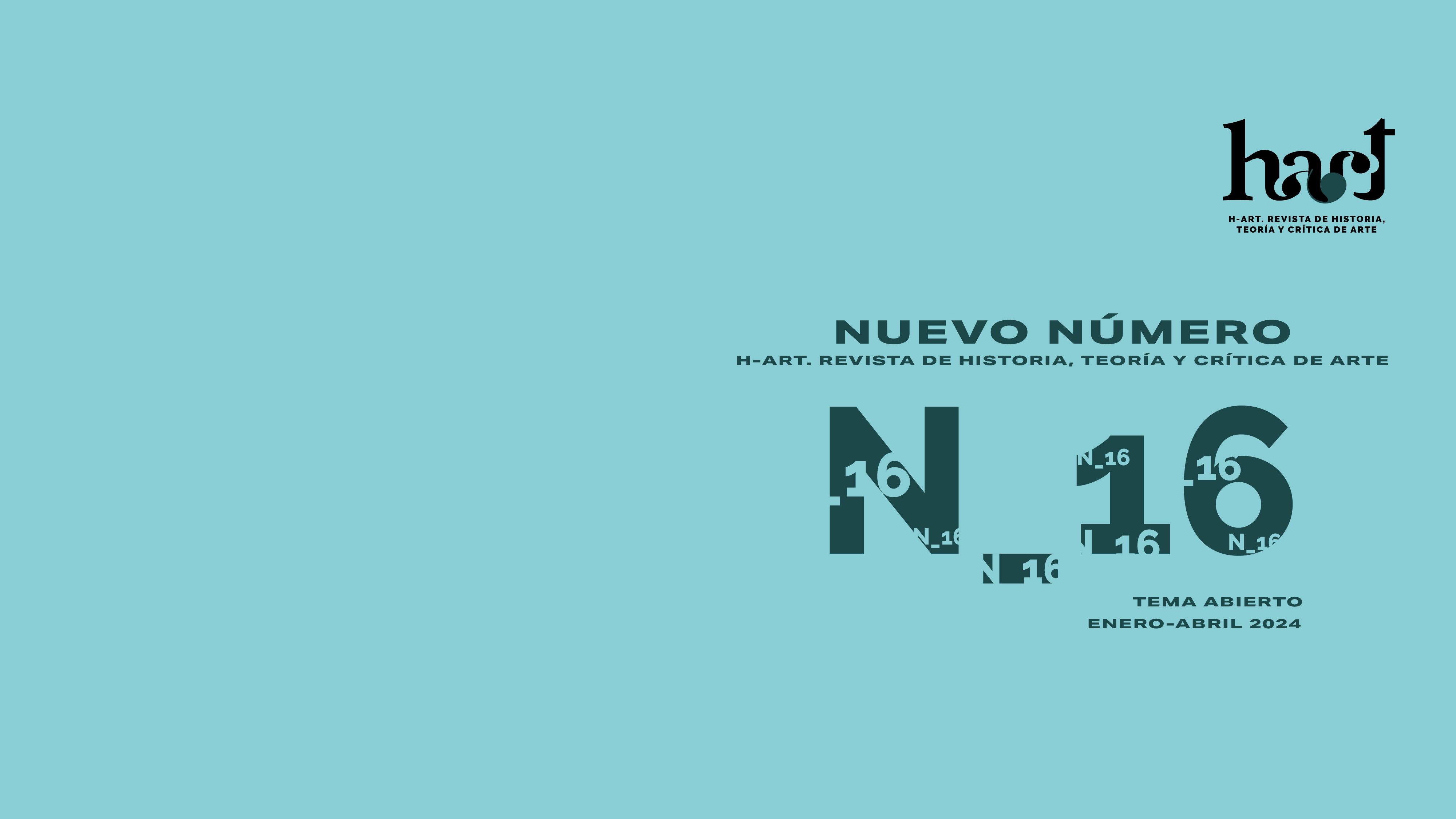 H-ART. Revista de historia, teoría y crítica de arte lanza su número 16